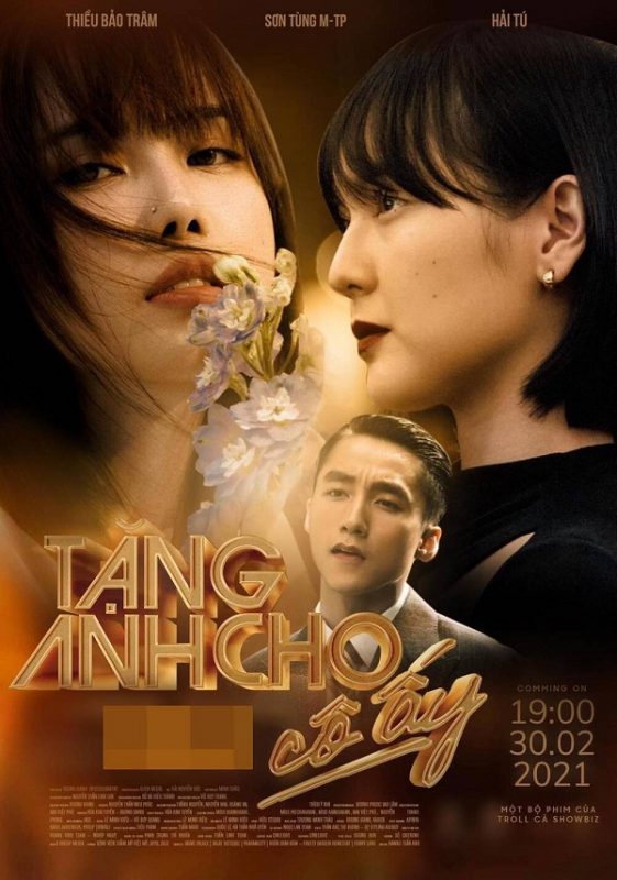 Cư dân mạng cà khịa Sơn Tùng M-TP bằng cách chế lại poster trong MV của Hương Giang 