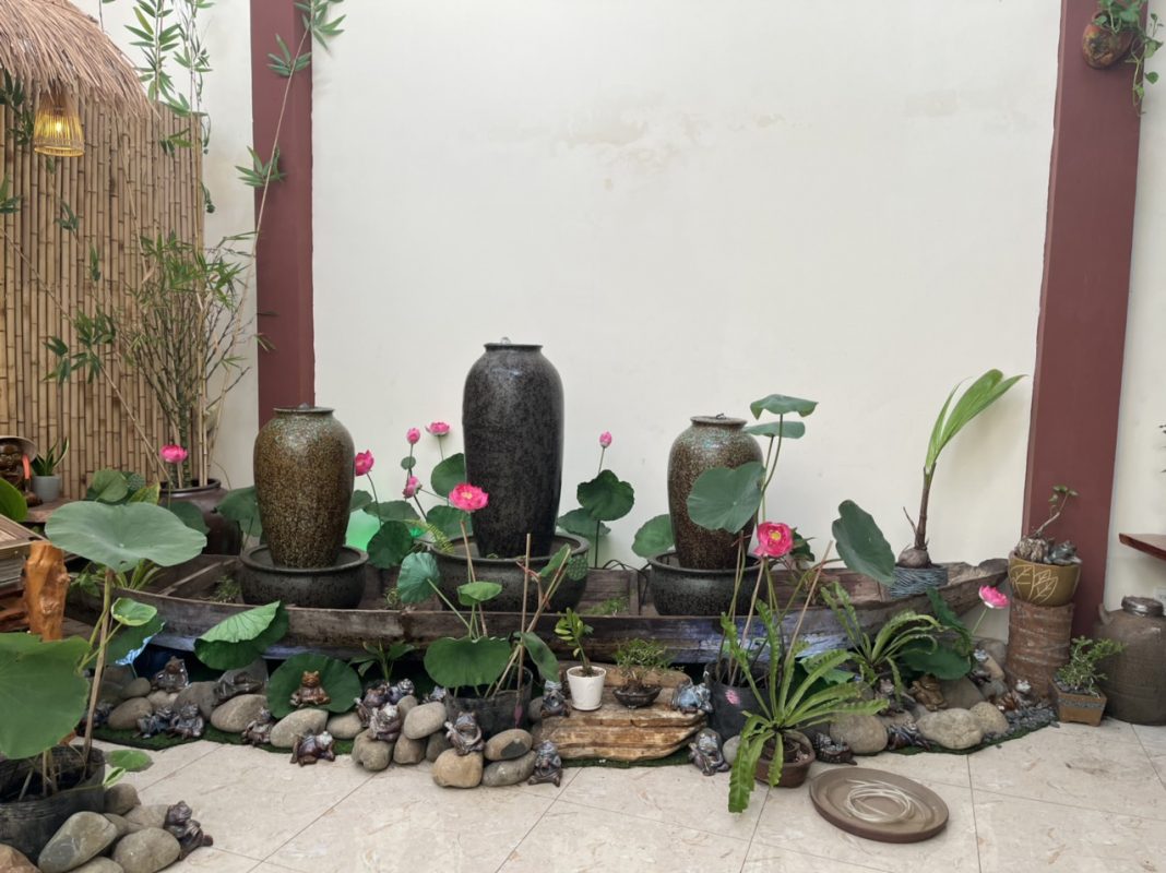 Ứng dụng gốm mộc vào thiết kế không gian sảnh